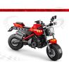 ACHKO 30027 non  VELOCIRAPTOR MÀU ĐỎ KHOA HỌC VIỄN TƯỞNG bộ đồ chơi xếp lắp ráp ghép mô hình Motorcycle Motorbike Xe Hai Bánh 301 khối