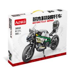 ACHKO 30018 non  XE MÁY CÔNG NGHỆ MÀU XÁM bộ đồ chơi xếp lắp ráp ghép mô hình  Kỹ Thuật Công Nghệ Cao Mô Hình Phương Tiện 593 khối