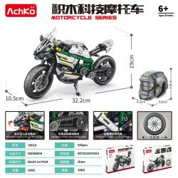 ACHKO 30018 non  XE MÁY CÔNG NGHỆ MÀU XÁM bộ đồ chơi xếp lắp ráp ghép mô hình  Kỹ Thuật Công Nghệ Cao Mô Hình Phương Tiện 593 khối