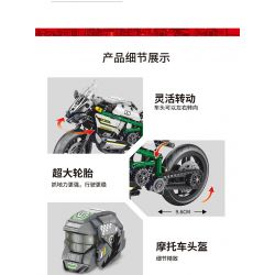 ACHKO 30018 non  XE MÁY CÔNG NGHỆ MÀU XÁM bộ đồ chơi xếp lắp ráp ghép mô hình  Kỹ Thuật Công Nghệ Cao Mô Hình Phương Tiện 593 khối