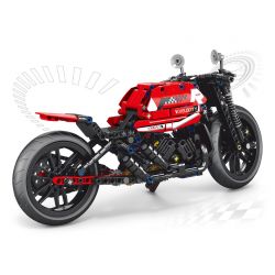 ACHKO 30017 non  XE MÁY CÔNG NGHỆ ĐỎ bộ đồ chơi xếp lắp ráp ghép mô hình  Kỹ Thuật Công Nghệ Cao Mô Hình Phương Tiện 566 khối