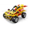 ACHKO 10016 non  XE NỔI TIẾNG THẾ GIỚI DUNE BUGGY bộ đồ chơi xếp lắp ráp ghép mô hình Creator 3 In 1 SAND OFF-ROAD VEHICLE Sáng Tạo Với 3 Mẫu 145 khối