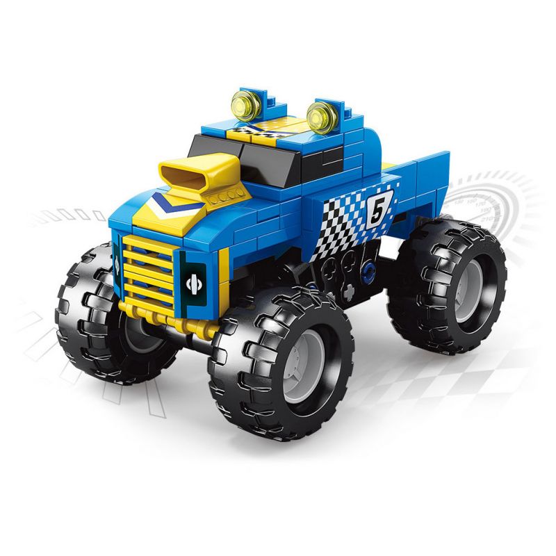 ACHKO 10015 non  XE NỔI TIẾNG THẾ GIỚI ĐỊA HÌNH KHỔNG LỒ bộ đồ chơi xếp lắp ráp ghép mô hình Creator 3 In 1 GIANT WHEEL OFF-ROAD VEHICLE Sáng Tạo Với 3 Mẫu 138 khối