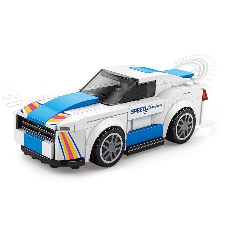 ACHKO 10012 non  CHIẾC XE NỔI TIẾNG THẾ GIỚI FORD MUSTANG bộ đồ chơi xếp lắp ráp ghép mô hình Creator 3 In 1 Sáng Tạo Với 3 Mẫu 160 khối