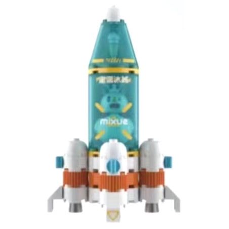 JAKI XWZB-23014 23014 XWZB23014 non  SNOW KING AEROSPACE TÊN LỬA TUYỆT VỜI bộ đồ chơi xếp lắp ráp ghép mô hình