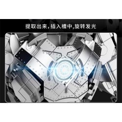 THULE 6016 non  NGƯỜI SẮT MARK II bộ đồ chơi xếp lắp ráp ghép mô hình Marvel Super Heroes IRON HERO Siêu Anh Hùng Marvel 1168 khối