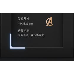 THULE 6016 non  NGƯỜI SẮT MARK II bộ đồ chơi xếp lắp ráp ghép mô hình Marvel Super Heroes IRON HERO Siêu Anh Hùng Marvel 1168 khối