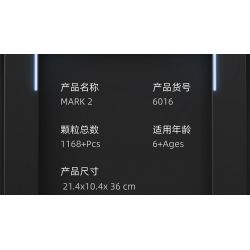 THULE 6016 non  NGƯỜI SẮT MARK II bộ đồ chơi xếp lắp ráp ghép mô hình Marvel Super Heroes IRON HERO Siêu Anh Hùng Marvel 1168 khối