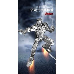 THULE 6016 non  NGƯỜI SẮT MARK II bộ đồ chơi xếp lắp ráp ghép mô hình Marvel Super Heroes IRON HERO Siêu Anh Hùng Marvel 1168 khối