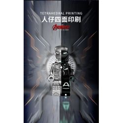 THULE 6016 non  NGƯỜI SẮT MARK II bộ đồ chơi xếp lắp ráp ghép mô hình Marvel Super Heroes IRON HERO Siêu Anh Hùng Marvel 1168 khối