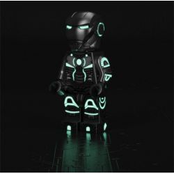 THULE 6016 non  NGƯỜI SẮT MARK II bộ đồ chơi xếp lắp ráp ghép mô hình Marvel Super Heroes IRON HERO Siêu Anh Hùng Marvel 1168 khối