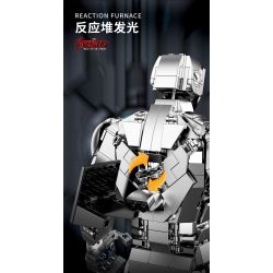 THULE 6016 non  NGƯỜI SẮT MARK II bộ đồ chơi xếp lắp ráp ghép mô hình Marvel Super Heroes IRON HERO Siêu Anh Hùng Marvel 1168 khối