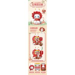 TOP TOY TC1316 1316 non  KHU RỪNG BÍ MẬT EMMA NGÔI NHÀ MƠ ƯỚC CRANBERRY bộ đồ chơi xếp lắp ráp ghép mô hình Girl Con Gái