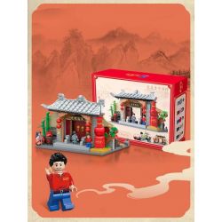 PANTASY 11016 non  NHÀ MÁY RƯỢU JIANNANCHUN TIANYILAOHAO bộ đồ chơi xếp lắp ráp ghép mô hình