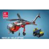 JIESTAR 52018 non  UNIVERSAL CITY TRỰC THĂNG CỨU HỘ bộ đồ chơi xếp lắp ráp ghép mô hình RESCUE HELICOPTER Thành Phố 180 khối