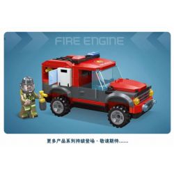 JIESTAR 52017 non  THÀNH PHỐ TOÀN CẦU XE CỨU HỎA bộ đồ chơi xếp lắp ráp ghép mô hình City FIRE ENGINE 271 khối
