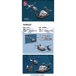 JIESTAR 54109 non  THÀNH PHỐ VŨ TRỤ MANHUNT bộ đồ chơi xếp lắp ráp ghép mô hình City PURSUIT 130 khối