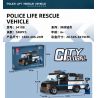 JIESTAR 54108 non  UNIVERSAL CITY XE CỨU HỘ NÂNG CỦA CẢNH SÁT bộ đồ chơi xếp lắp ráp ghép mô hình POLICE LIFE RESCUE VEHICLE Thành Phố 148 khối
