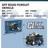 JIESTAR 54107 non  UNIVERSAL CITY ĐUỔI THEO XE ĐỊA HÌNH bộ đồ chơi xếp lắp ráp ghép mô hình OFF ROAD PURSUIT VEHICLE Thành Phố 147 khối