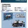 JIESTAR 54106 non  THÀNH PHỐ VŨ TRỤ XE CẢNH SÁT bộ đồ chơi xếp lắp ráp ghép mô hình City COMMAND POLICE CAR 122 khối