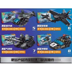 MASAHIRO 9098 non  CHIẾN BINH MECHA CẢNH SÁT ĐEN SWAT bộ đồ chơi xếp lắp ráp ghép mô hình SWAT MECHWARRIOR 768 khối