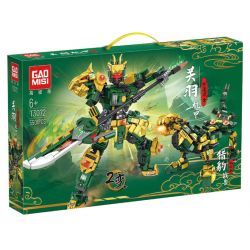 GAOMISI T3072 3072 non  CƠ KHÍ VÀ QUÁI THÚ GIỚI CỦA VÕ THÁNH QUAN VŨ bộ đồ chơi xếp lắp ráp ghép mô hình 547 khối