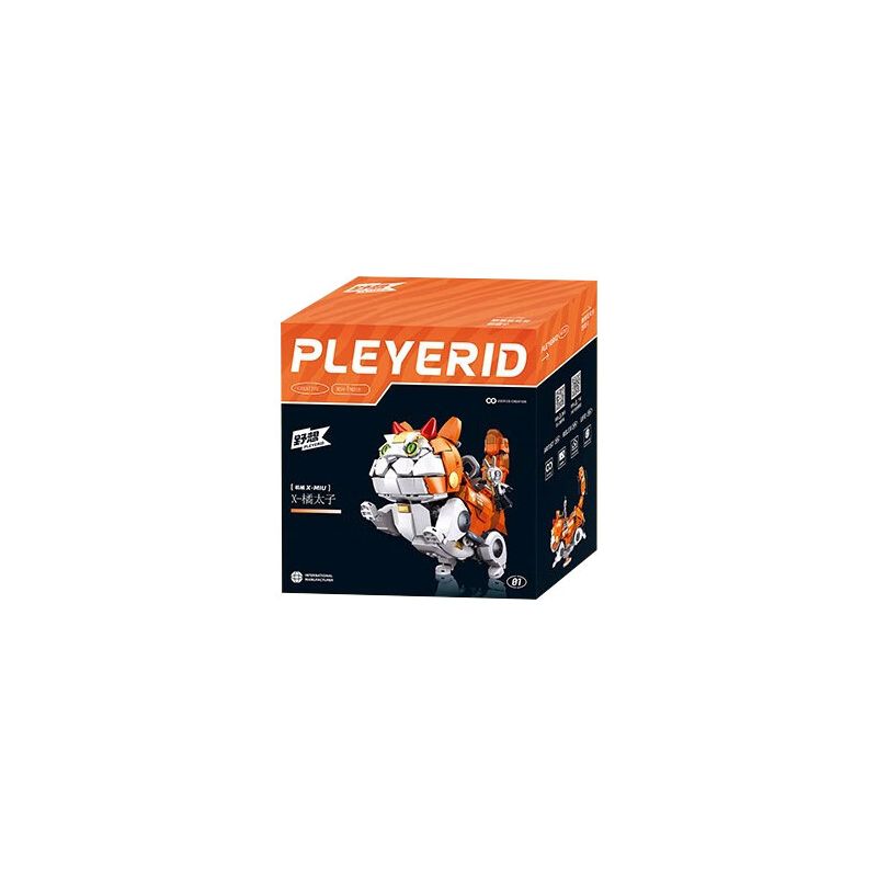 PLEYERID M38-P8018 P8018 8018 M38P8018 38-P8018 M38-P8018-02 P8018-02 8018-02 M38P8018-02 38-P8018-02 M38-P8017 P8017 8017 M38P8017 38-P8017 non  CƠ X-MIU MÈO HOÀNG TỬ MÀU CAM bộ đồ chơi xếp lắp ráp ghép mô hình Creator Expert Chuyên Gia Sáng Tạo