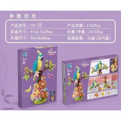 ZUANMA 101-17 non  CON VẸT bộ đồ chơi xếp lắp ráp ghép mô hình Creator Expert Chuyên Gia Sáng Tạo 1162 khối