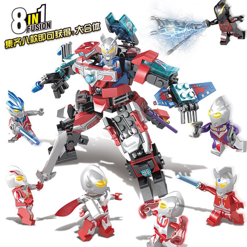 MG 195 non  SIÊU MECHA 8 LOẠI bộ đồ chơi xếp lắp ráp ghép mô hình Movie & Game Phim Và Trò Chơi