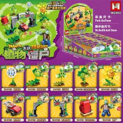 MG 965 non  PLANTS VS. ZOMBIES ATTACK CẢNH 10 SỰ KẾT HỢP bộ đồ chơi xếp lắp ráp ghép mô hình Movie & Game Phim Và Trò Chơi 138 khối