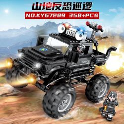 Kazi KY67289 67289 non  LỰC LƯỢNG SWAT ĐỘI TUẦN TRA CHỐNG KHỦNG BỐ TRÊN NÚI bộ đồ chơi xếp lắp ráp ghép mô hình City Thành Phố 358 khối