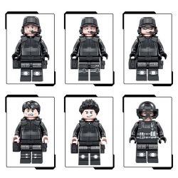 Kazi KY67292 67292 non  LỰC LƯỢNG SWAT TRỤ SỞ bộ đồ chơi xếp lắp ráp ghép mô hình Super Police Force Siêu Cảnh Sát 1238 khối