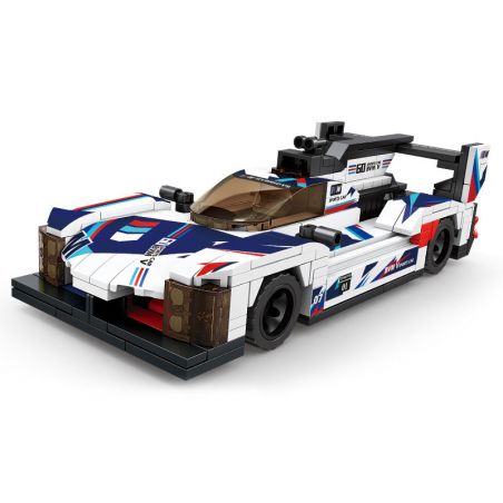 Kazi KY6136 6136 non  XE ĐUA ĐƯỜNG TRƯỜNG BMW HYBRID V8 bộ đồ chơi xếp lắp ráp ghép mô hình Speed Champions Racing Cars Đua Xe Công Thức 305 khối
