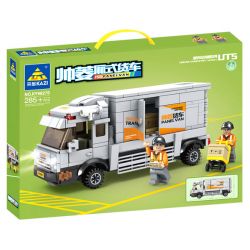 Kazi KY98270 98270 non  XE TẢI SHUAILING bộ đồ chơi xếp lắp ráp ghép mô hình City Thành Phố 285 khối