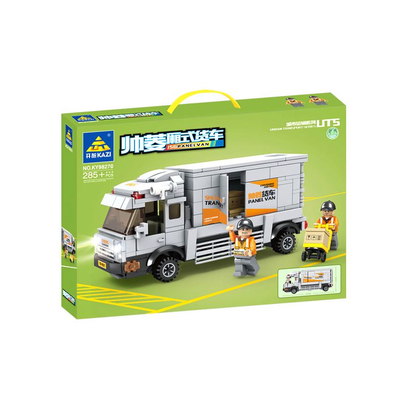 Kazi KY98270 98270 non  XE TẢI SHUAILING bộ đồ chơi xếp lắp ráp ghép mô hình City Thành Phố 285 khối