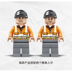 Kazi KY98270 98270 non  XE TẢI SHUAILING bộ đồ chơi xếp lắp ráp ghép mô hình City Thành Phố 285 khối