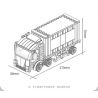 Kazi KY98269 98269 non  XE TẢI ĐÔNG LẠNH OMAN EST bộ đồ chơi xếp lắp ráp ghép mô hình City REFRIGERATED TRUCK Thành Phố 271 khối