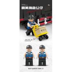 Kazi KY98269 98269 non  XE TẢI ĐÔNG LẠNH OMAN EST bộ đồ chơi xếp lắp ráp ghép mô hình City REFRIGERATED TRUCK Thành Phố 271 khối