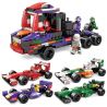 Kazi KY6097 6097 non  4 MẪU XE THỂ THAO NỔI TIẾNG bộ đồ chơi xếp lắp ráp ghép mô hình Racers Đua Tốc Độ