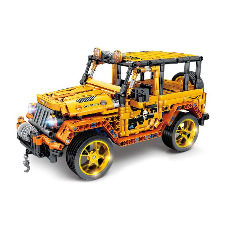 Kazi KY1049 1049 non  XE ĐỊA HÌNH WRANGLER bộ đồ chơi xếp lắp ráp ghép mô hình  Kỹ Thuật Công Nghệ Cao Mô Hình Phương Tiện 866 khối