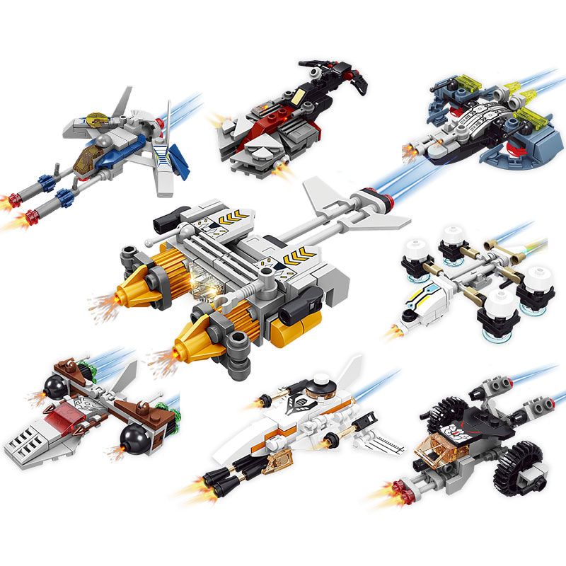 Kazi KY6631 6631 non  MÔ HÌNH VŨ TRỤ THỨ BA 8 bộ đồ chơi xếp lắp ráp ghép mô hình The Third Universe Vũ Trụ Thứ 3 1363 khối