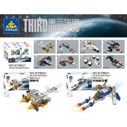 Kazi KY6631 6631 non  MÔ HÌNH VŨ TRỤ THỨ BA 8 bộ đồ chơi xếp lắp ráp ghép mô hình The Third Universe Vũ Trụ Thứ 3 1363 khối