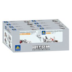 Kazi KY84144 84144 non  TRANG BỊ HIỆN ĐẠI THIẾT GIÁP HẠM BISMARCK 8 TỔ HỢP bộ đồ chơi xếp lắp ráp ghép mô hình Military Army INFORMATION WARFARE Quân Sự Bộ Đội 1469 khối