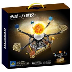 Kazi KY10012 10012 non  CỬU THIÊN CẦU bộ đồ chơi xếp lắp ráp ghép mô hình Creator Expert SOLAR SYSTEM GALAXIES Chuyên Gia Sáng Tạo 1469 khối