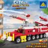 Kazi KY80535 80535 non  PHÒNG CHÁY CHỮA THÀNH PHỐ 16 MẪU bộ đồ chơi xếp lắp ráp ghép mô hình