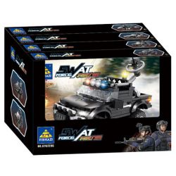 Kazi KY67296 67296 non  MÔ HÌNH LỰC LƯỢNG SWAT 8 bộ đồ chơi xếp lắp ráp ghép mô hình City Thành Phố
