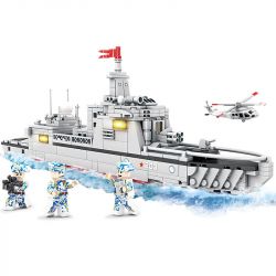 Kazi KY84121 84121 non  TÀU NAM XƯƠNG bộ đồ chơi xếp lắp ráp ghép mô hình Military Army Quân Sự Bộ Đội 378 khối