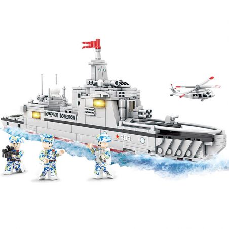 Kazi KY84121 84121 non  TÀU NAM XƯƠNG bộ đồ chơi xếp lắp ráp ghép mô hình Military Army Quân Sự Bộ Đội 378 khối