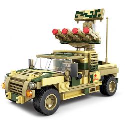 Kazi KY84119 84119 non  HỆ THỐNG TÊN LỬA PHÒNG KHÔNG HẠNG NHẸ YITIAN bộ đồ chơi xếp lắp ráp ghép mô hình Military Army Quân Sự Bộ Đội 440 khối