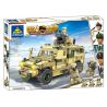 Kazi KY84116 84116 non  XE BỌC THÉP BÁNH LỐP VN4 bộ đồ chơi xếp lắp ráp ghép mô hình Military Army Quân Sự Bộ Đội 404 khối